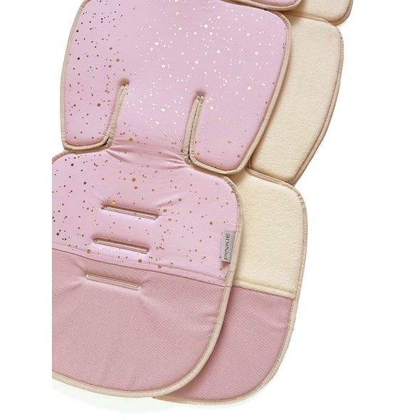 PINKIE PODLOŽKA DO KOČÁRKU SHINE GOLD PINK - PODLOŽKY DO KOČÁRKU - KOČÁRKY A PŘÍSLUŠENSTVÍ