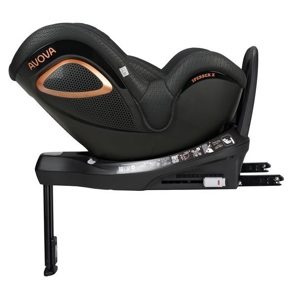 AVOVA SPERBER-FIX X 2026 MYSTIC BLACK 40–105 CM - AUTOSEDAČKY 0-18KG - AUTOSEDAČKY A PŘÍSLUŠENSTVÍ