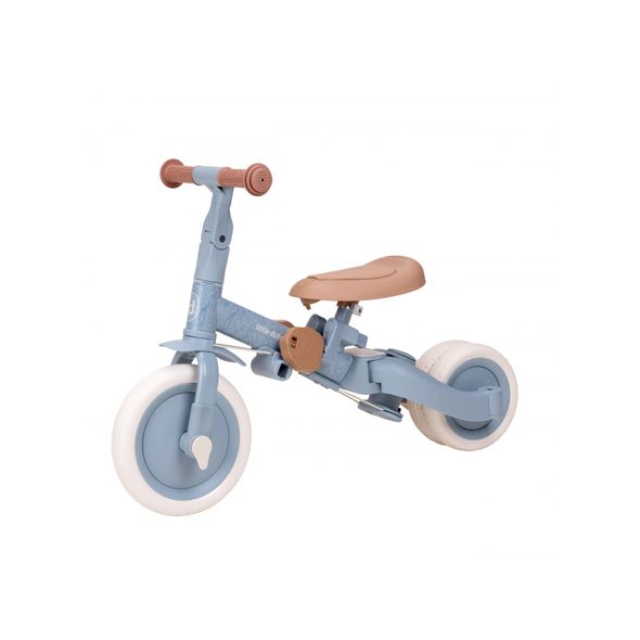 LITTLE DUTCH TŘÍKOLKA 4V1 BLUE - TŘÍKOLKY ŠLAPACÍ - NOŠENÍ & SPORT