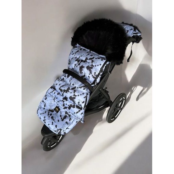 EMITEX FUSAK COMBI BLUE SPLASH - FUSAKY DO KOČÁRKU - KOČÁRKY A PŘÍSLUŠENSTVÍ