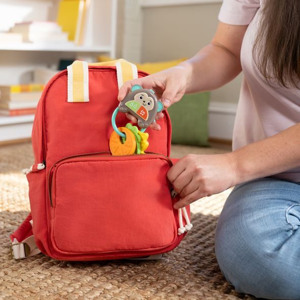 BRIGHT STARTS HRAČKA HUDEBNÍ KLÍČE MONKEYS™ 6M+ - MOTORICKÉ A HUDEBNÍ - PRO DĚTI