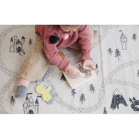 KINDSGUT DŘEVĚNÉ PUZZLE LEV - MOTORICKÉ A HRY - PRO DĚTI