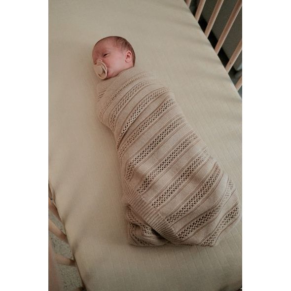 LODGER DEKA NEWBORN MERINO TAN BEIGE - DĚTSKÉ DEKY PRO MIMINKA - SPINKÁNÍ