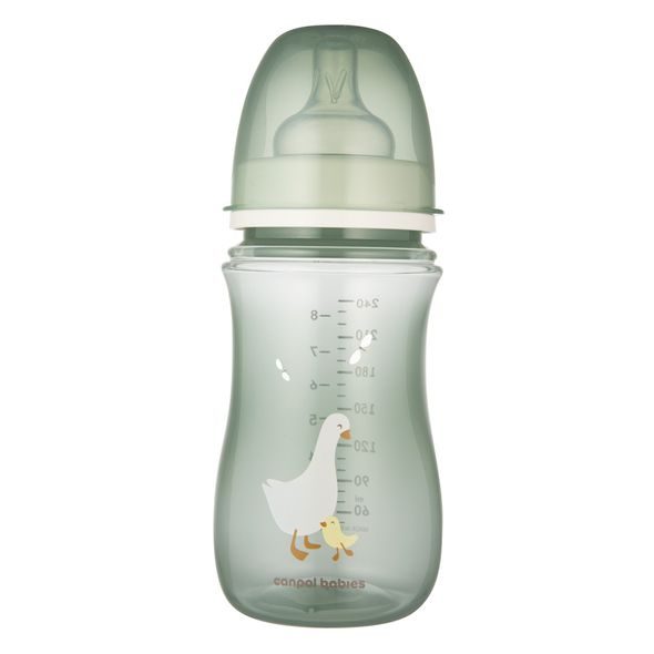 CANPOL BABIES ANTIKOLIKOVÁ LAHEV EASYSTART GOOSE 240ML - KOJENECKÉ LAHVE - KRMENÍ