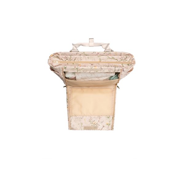 KIKKABOO PŘEBALOVACÍ TAŠKA FLORENCE SECRET GARDEN BEIGE - PŘEBALOVACÍ TAŠKY - KOČÁRKY A PŘÍSLUŠENSTVÍ