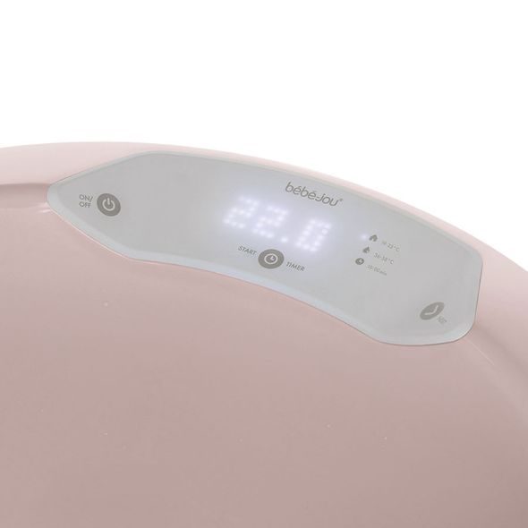 BEBE JOU SADA DIGITÁLNÍ VANIČKY SENSE EDITION PALE PINK SE STOJANEM - VANIČKY PLASTOVÉ - KOUPÁNÍ A ZDRAVÍ