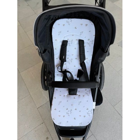 EMITEX PODLOŽKA EDGE LITTLE BEE + LIGHT YELLOW - PODLOŽKY DO KOČÁRKU - KOČÁRKY A PŘÍSLUŠENSTVÍ