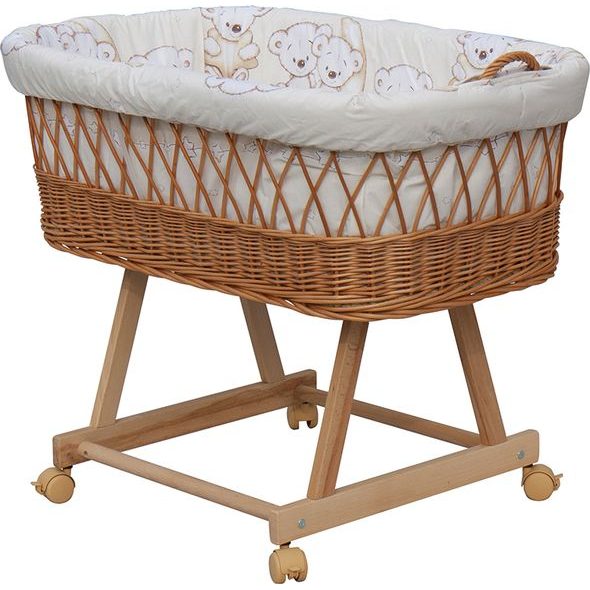 SCARLETT MOJŽÍŠŮV KOŠÍK S PODVOZKEM PRO MIMINKO TORO BÉŽOVÁ - KOŠÍKY A KOLÉBKY - SPINKÁNÍ