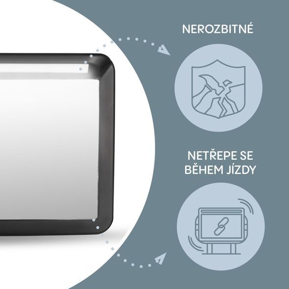 ZOPA ZRCÁTKO S LED OSVĚTLENÍM DELUXE - ZRCÁTKA DO AUTA - AUTOSEDAČKY A PŘÍSLUŠENSTVÍ