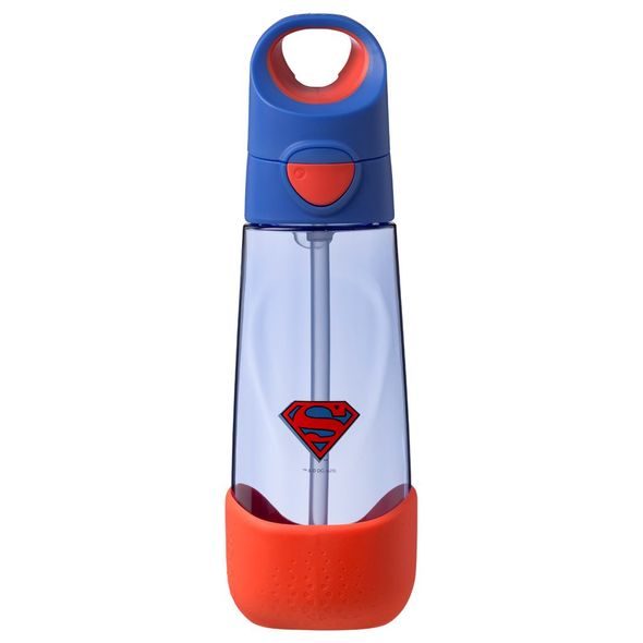 B.BOX LAHEV NA PITÍ S BRČKEM 600 ML - SUPERMAN | B.BOX - SPORTOVNÍ LAHVE - KRMENÍ