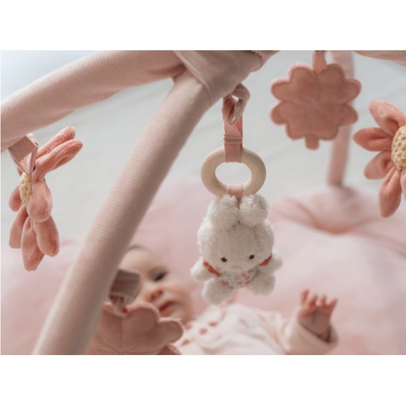 LITTLE DUTCH HRACÍ DEKA S HRAZDOU KRÁLÍČEK MIFFY LUCKY BLOSSOM - HRACÍ PODLOŽKY NA ZEM - SPINKÁNÍ