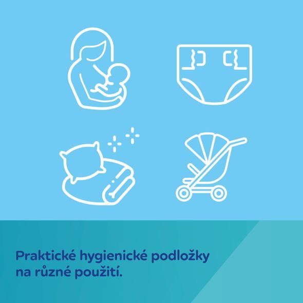CANPOL BABIES JEDNORÁZOVÉ HYGIENICKÉ PODLOŽKY 10 KS - JEDNORÁZOVÉ PODLOŽKY - PŘEBALOVÁNÍ