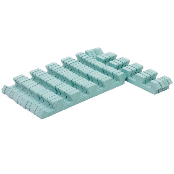 RIALTO BABY SADA ZELENÝCH OKRAJŮ PRO PĚNOVÉ PUZZLE 120X150CM - HRACÍ PODLOŽKY NA ZEM - SPINKÁNÍ