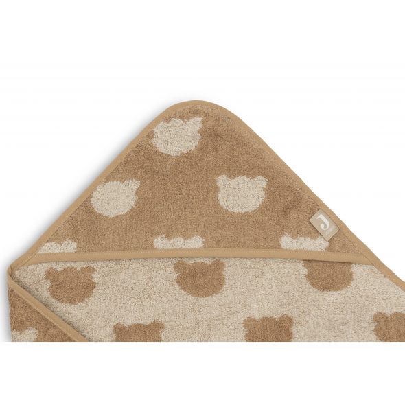 JOLLEIN OSUŠKA S KAPUCÍ FROTÉ 75X75 CM JACQUARD TEDDY BEAR - OSUŠKY A DĚTSKÉ ŽUPANY - KOUPÁNÍ A ZDRAVÍ