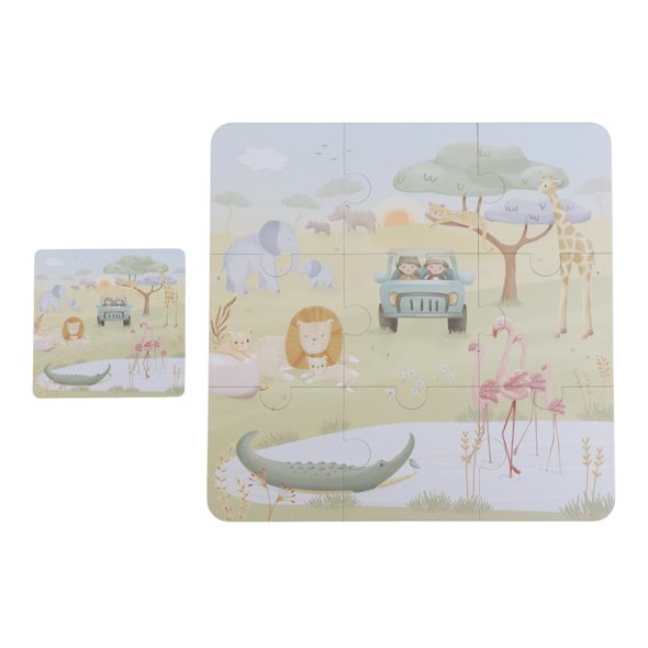 LITTLE DUTCH PUZZLE 6V1 SAFARI FRIENDS - SAFARI FRIENDS - PRO DĚTI