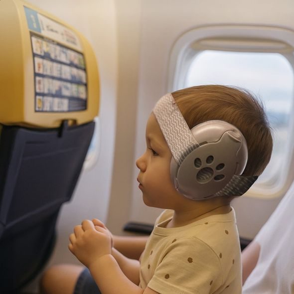 ZAZU EARMUFFS BÉŽOVÉ - 2V1 DĚTSKÉ CHRÁNIČE SLUCHU - BEZPEČNOST DĚTÍ V DOMÁCNOSTI - KOUPÁNÍ A ZDRAVÍ