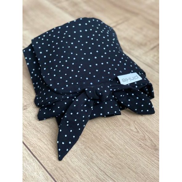 PINKIE LETNÍ DEKA PINKIE MUSLIN BLACK DOTS - ŽÍNKY A HOUBIČKY - KOUPÁNÍ A ZDRAVÍ