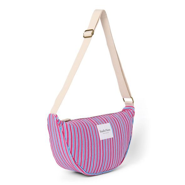 STUDIO NOOS POPLIN ADULT FANNY KABELKA RASPBERRY STRIPED - DOPLŇKY - PRO MAMINKY