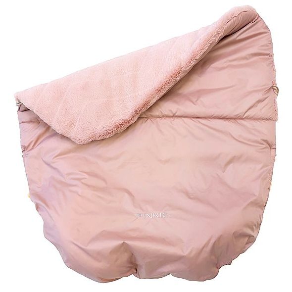 PINKIE ZATEPLENÁ STAHOVACÍ DEKA PINKIE FUR PINK - NÁNOŽNÍKY - KOČÁRKY A PŘÍSLUŠENSTVÍ