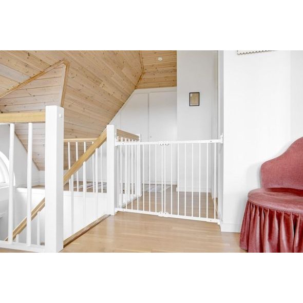 BABY DAN ZÁBRANA BABYDAN EBBA WHITE 67-105,5 CM KOV, ŠROUBOVACÍ - BEZPEČNOST DĚTÍ V DOMÁCNOSTI - KOUPÁNÍ A ZDRAVÍ