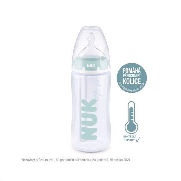 NUK FC ANTIKOLIKOVÁ LÁHEV TEMPERATURE CONTROL 300ML - KOJENECKÉ LAHVE - KRMENÍ