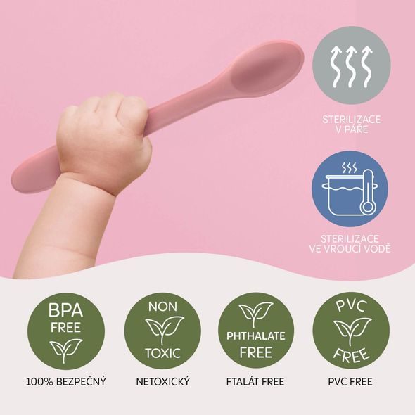 ZOPA SILIKONOVÁ LŽIČKA - LŽIČKY A PŘÍBORY - KRMENÍ