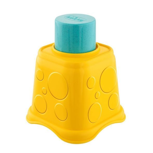 CHICCO POHÁRKY STOHOVACÍ BAREVNÉ ECO+ 6M+ - STOHOVACÍ HRAČKY - PRO DĚTI