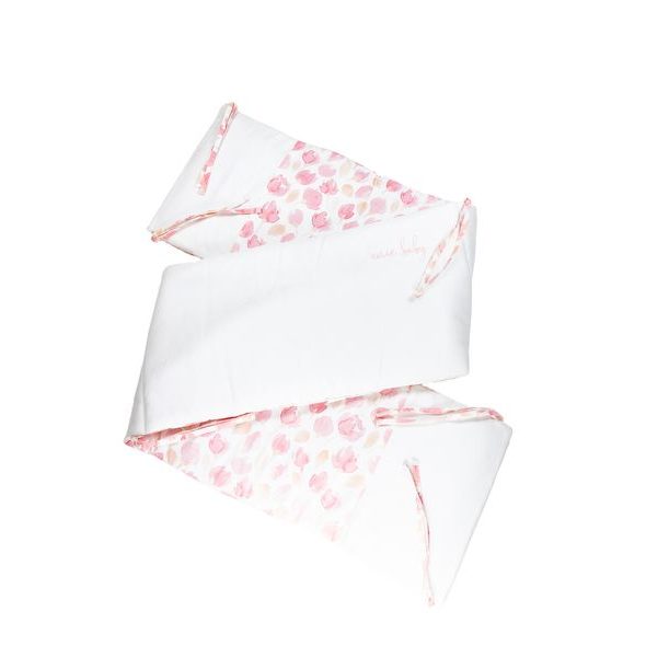 ENIE BABY MANTINEL SATINE PINK LEAVES - MANTINELY - SPINKÁNÍ