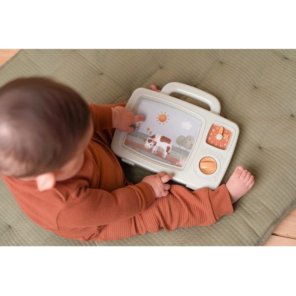 LITTLE DUTCH HUDEBNÍ TELEVIZE FARMA - HRAČKY SE ZVUKY - PRO DĚTI