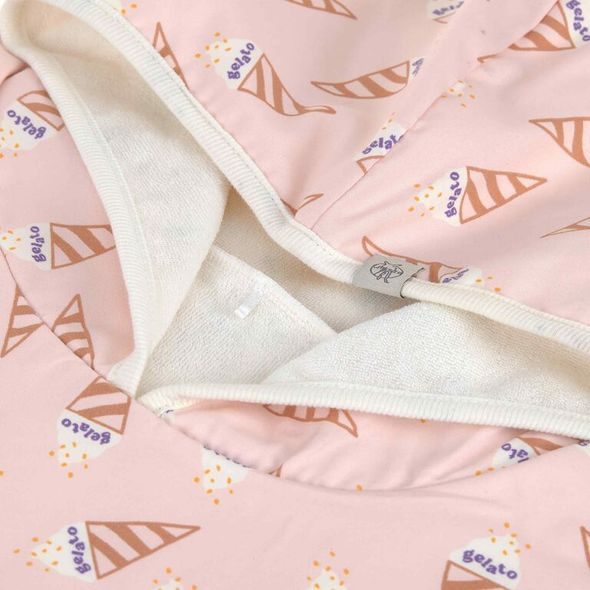 LÄSSIG PONČO ICE CREAM PALE PINK - UV OBLEČENÍ - PRO DĚTI