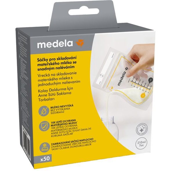 MEDELA MEDELA SÁČKY NA SKLADOVÁNÍ MATEŘSKÉHO MLÉKA EASY POUR - USKLADNĚNÍ MATEŘSKÉHO MLÉKA - KRMENÍ