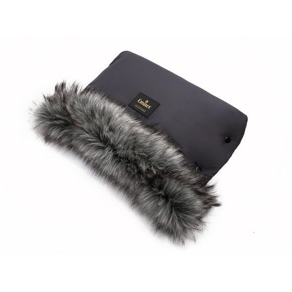 EMITEX RUKÁVNÍK LUXURY SOFT WILD GREY - RUKÁVNÍKY NA KOČÁREK - KOČÁRKY A PŘÍSLUŠENSTVÍ