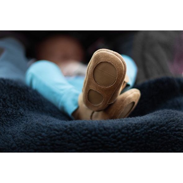 LODGER WALKER LEATHER BASIC COGNAC 3-6M - BOTIČKY - PRO DĚTI