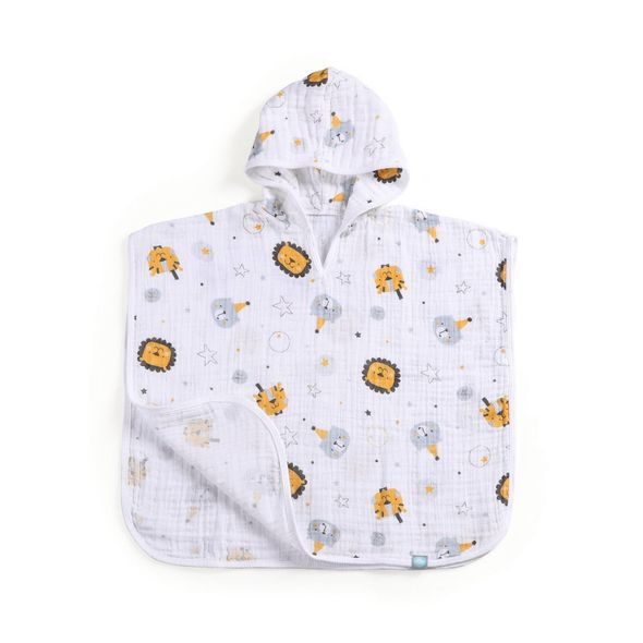 FUNNABABY PONČO CIRCUS GREY 50 CM - OSUŠKY A DĚTSKÉ ŽUPANY - KOUPÁNÍ A ZDRAVÍ