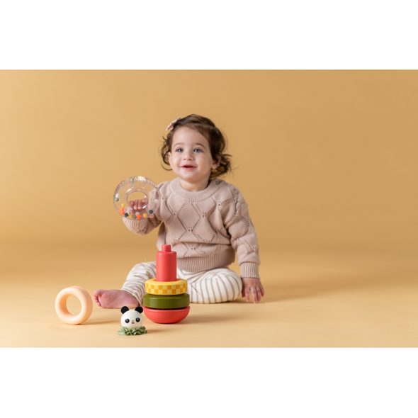 TAF TOYS PYRAMIDA PANDA - STOHOVACÍ HRAČKY - PRO DĚTI