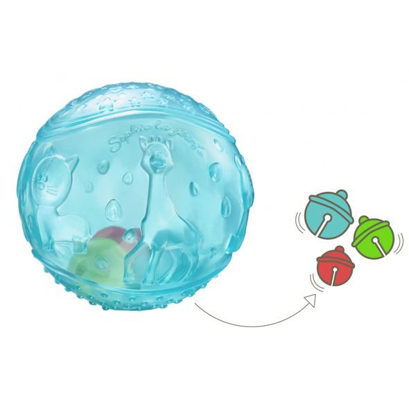 VULLI SENZORICKÝ MÍČ ŽIRAFA SOPHIE PRŮMĚR 12CM - SENZORICKÉ HRAČKY - PRO DĚTI