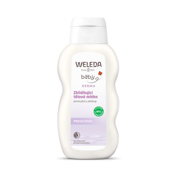 WELEDA ZKLIDŇUJÍCÍ TĚLOVÉ MLÉKO 200 ML - KOSMETIKA PRO CELOU RODINU - PRO MAMINKY