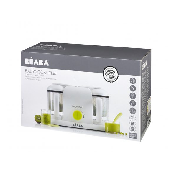 BEABA PARNÍ VAŘIČ + MIXÉR BABYCOOK DUO NEONOVÝ - KUCHYŇSKÉ PŘÍSTROJE - KRMENÍ