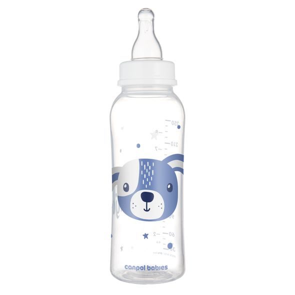 CANPOL BABIES LAHEV ÚZKOHRDLÁ CUTE ANIMALS 250ML PEJSEK - KOJENECKÉ LAHVE - KRMENÍ