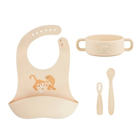 BABYMOOV SILIKONOVÁ JÍDELNÍ SADA BABY FIRST MEAL SET - VÝHODNÉ SADY - KRMENÍ