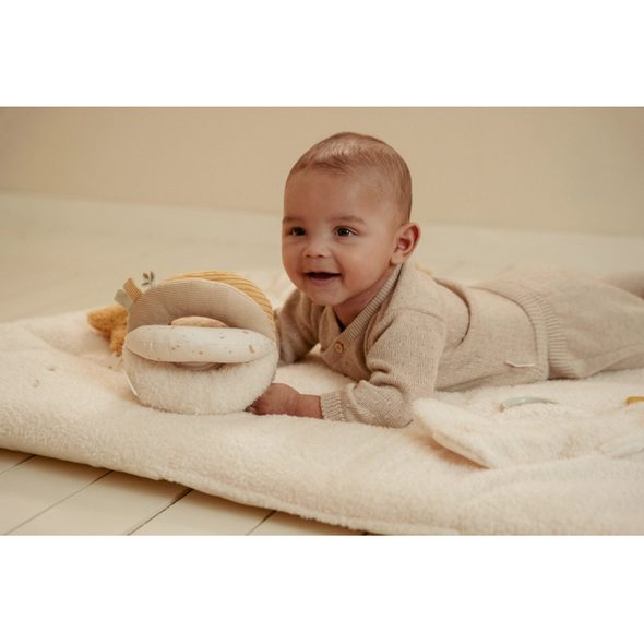 LITTLE DUTCH MÍČEK TEXTILNÍ NEWBORN NATURALS - NEWBORN NATURALS - PRO DĚTI