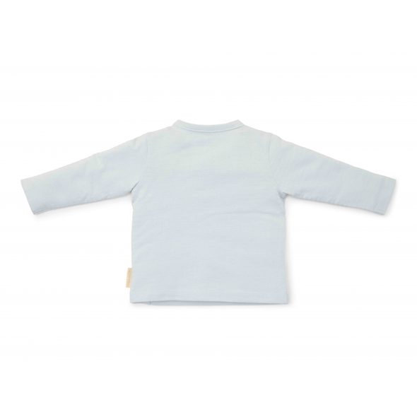 LITTLE DUTCH TRIKO DLOUHÝ RUKÁV ZAVINOVACÍ BABY BLUE VEL. 68 - TRIČKA KRÁTKÝ / DLOUHÝ RUKÁV - PRO DĚTI