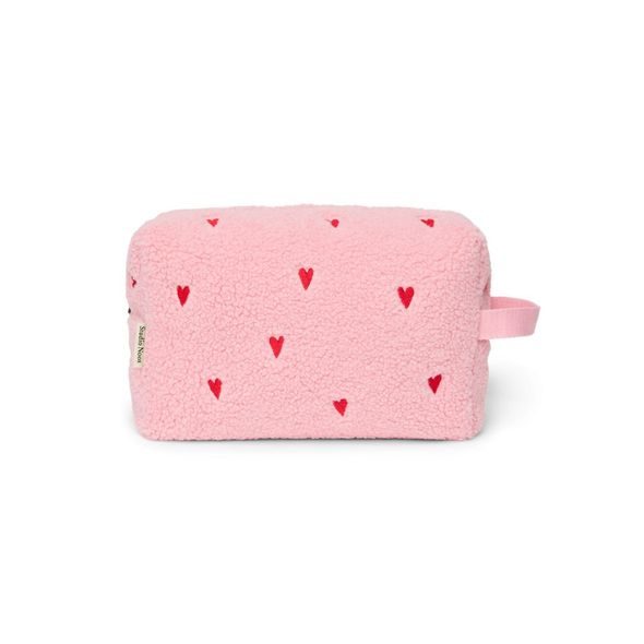 STUDIO NOOS TEDDY TOILETRY - TOALETNÍ TAŠTIČKA | LIGHT PINK HEARTS - DOPLŇKY - PRO MAMINKY