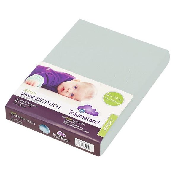 TRÄUMELAND PROSTĚRADLO JERSEY UNI MINT - PROSTĚRADLA - SPINKÁNÍ