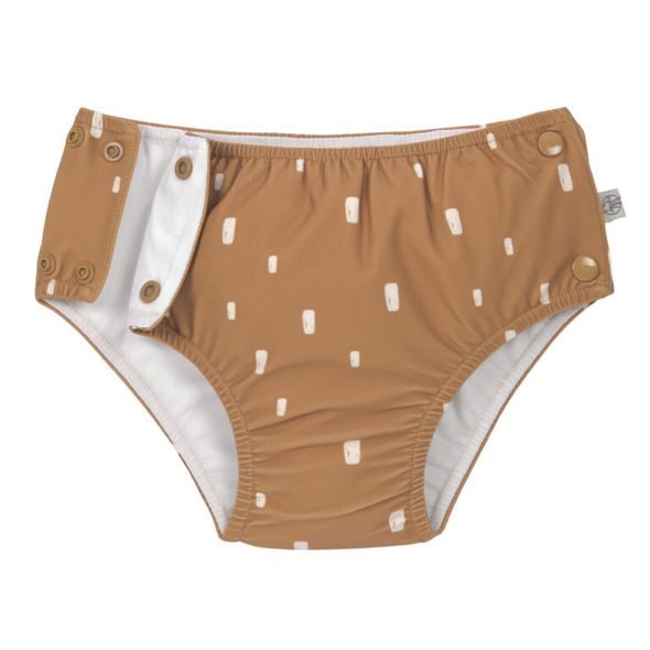 LÄSSIG SPLASH SNAP SWIM DIAPER BRICKS CARAMEL 7-12M - KOJENECKÉ PLAVKY - KOUPÁNÍ A ZDRAVÍ