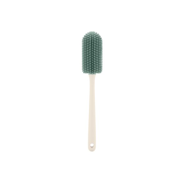 KIKKABOO KARTÁČE NA LÁHVE 3 KS SE STOJANEM PLATINUM SILICONE SAGE - ODKAPÁVAČE - KRMENÍ