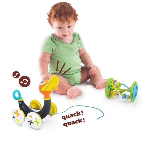 YOOKIDOO TAHACÍ KACHNA - HRAČKY SE ZVUKY - PRO DĚTI