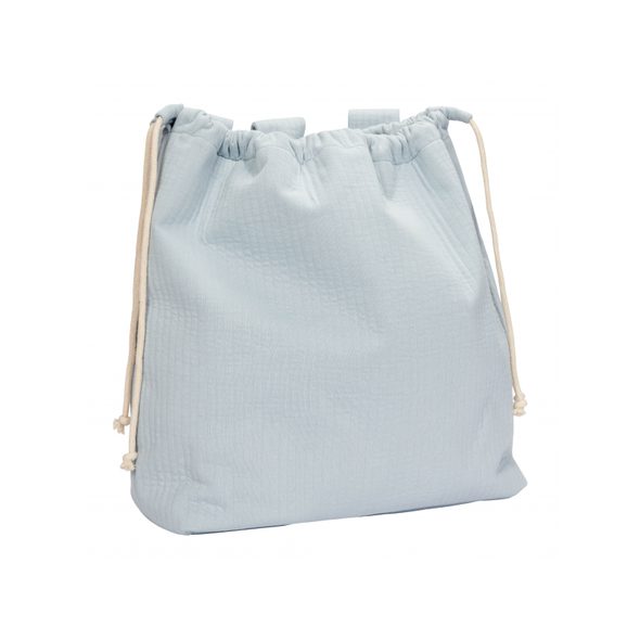 LITTLE DUTCH ZÁVĚSNÁ TAŠKA NA HRAČKY PURE SOFT BLUE - BOXY NA HRAČKY - SPINKÁNÍ
