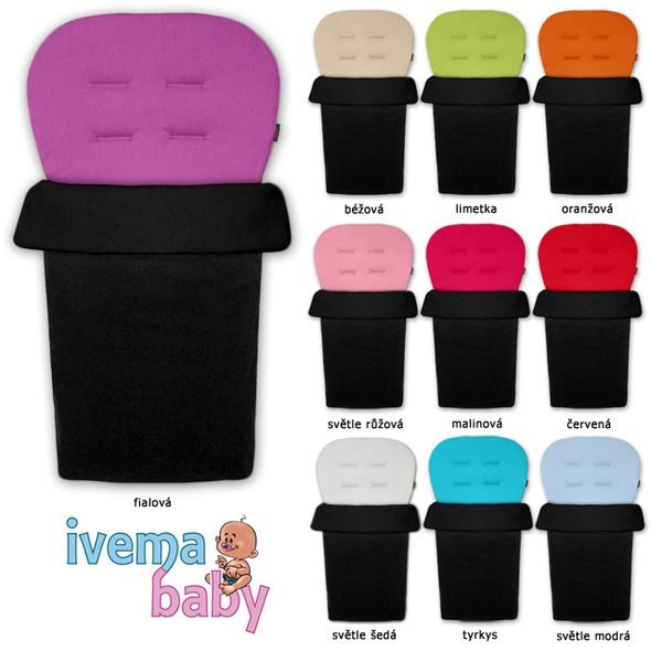 IVEMABABY VLOŽKA XXL + NÁNOŽNÍK - PODLOŽKY DO KOČÁRKU - KOČÁRKY A PŘÍSLUŠENSTVÍ