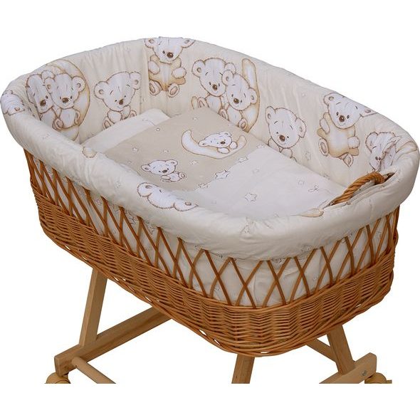 SCARLETT MOJŽÍŠŮV KOŠÍK S PODVOZKEM PRO MIMINKO TORO BÉŽOVÁ - KOŠÍKY A KOLÉBKY - SPINKÁNÍ